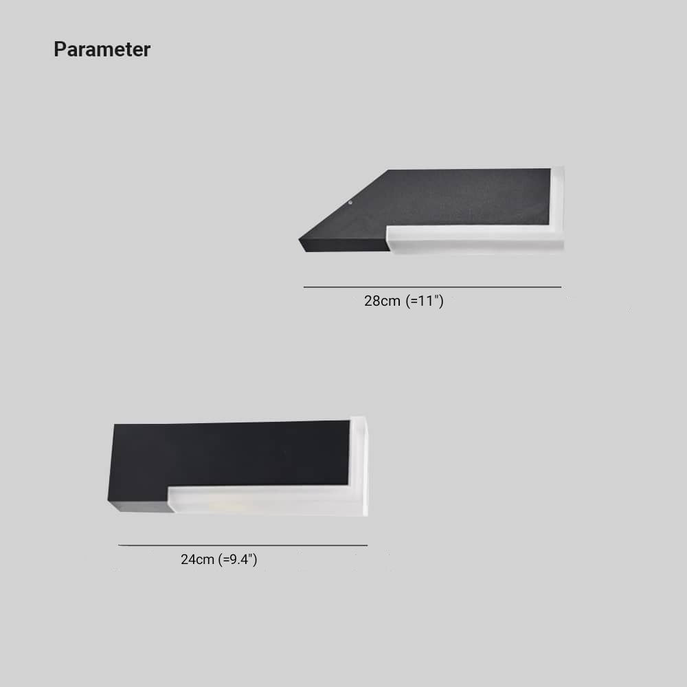 Applique murale extérieure géométrique Ray – L 24 cm