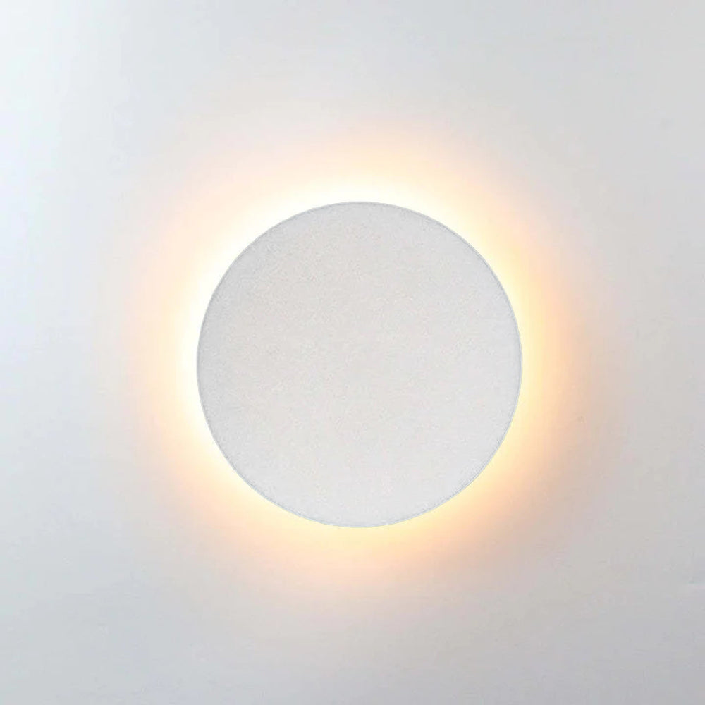Applique murale extérieure LED Klyne – Blanc / Rond – petit / Blanc chaud (2700-3500 K)