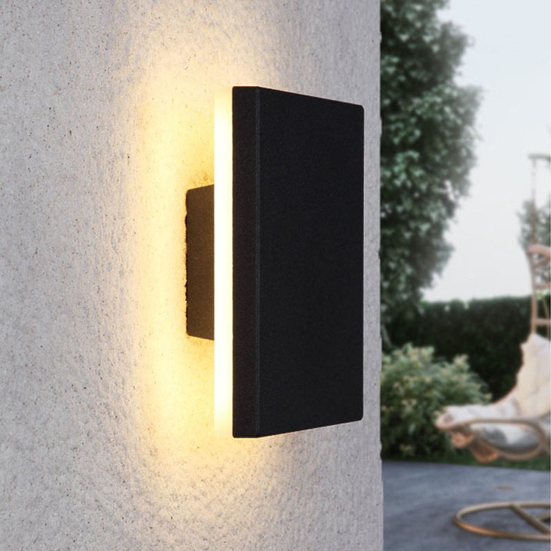 Applique murale extérieure LED Klyne – Ronde ou carrée, étanche, option détecteur