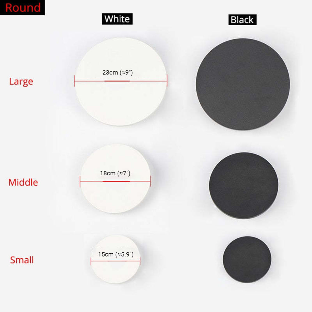 Applique murale extérieure LED Klyne – Ronde ou carrée, étanche, option détecteur