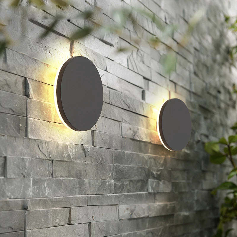 Applique murale extérieure LED Klyne – Ronde ou carrée, étanche, option détecteur