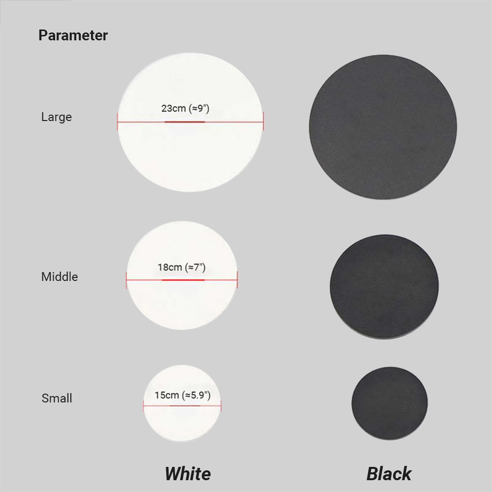 Applique murale extérieure LED Klyne – Blanc / Rond – moyen / Blanc chaud (2700-3500 K)