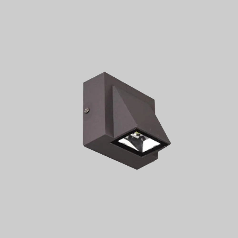 Applique murale extérieure LED Vexto – 5 W – 1 tête / Blanc chaud (2700-3500 K) / Gris