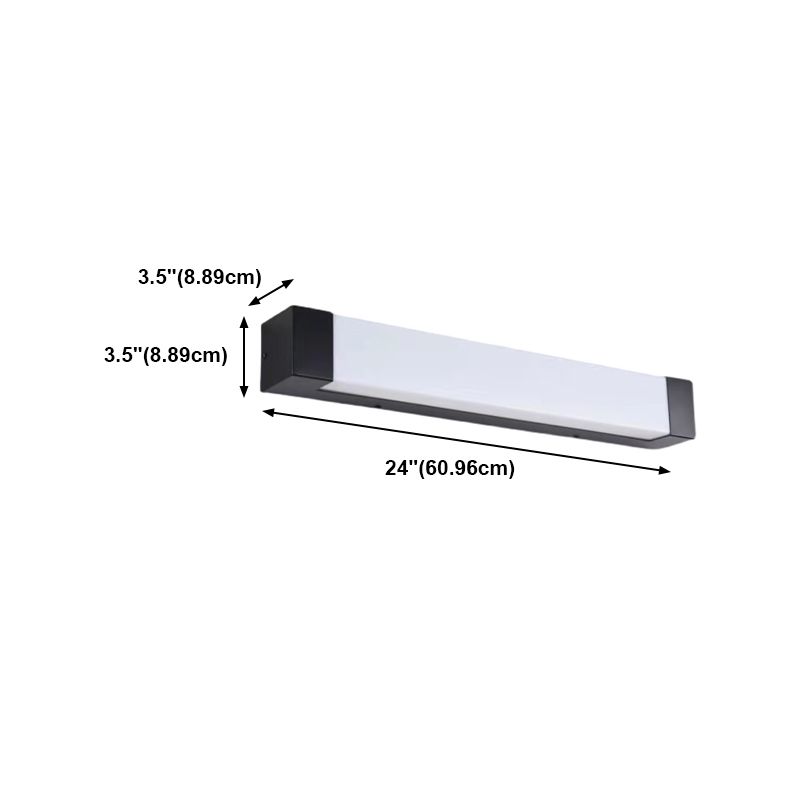 Applique murale extérieure linéaire Ray – 61 cm (24 pouces) / Blanc neutre