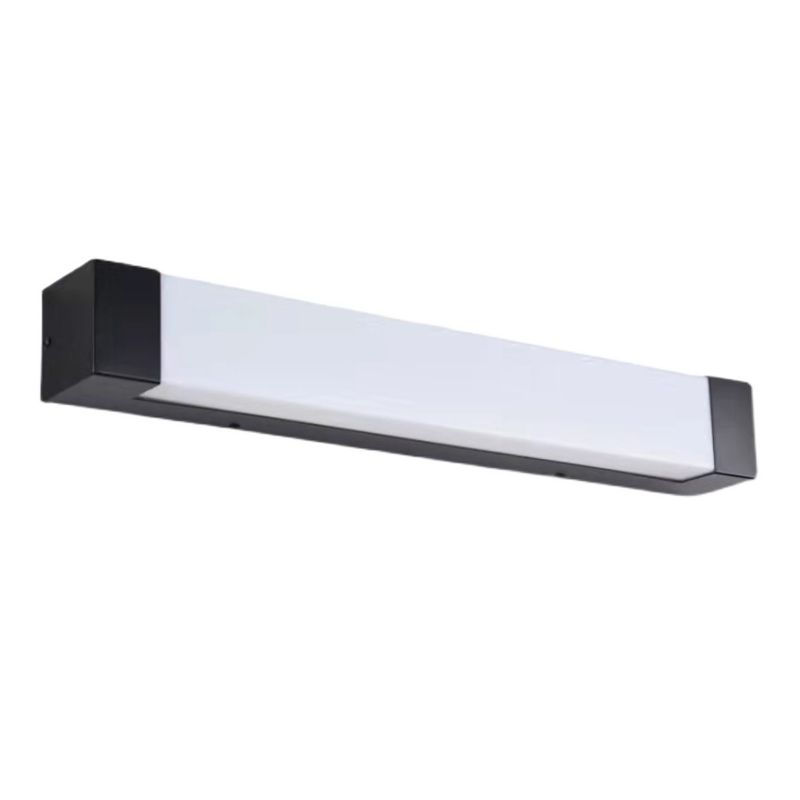 Applique murale extérieure linéaire Ray – Métal noir et acrylique, 3 températures de couleur