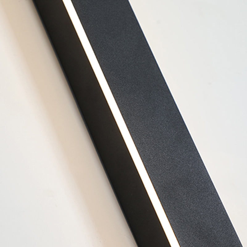 Applique murale extérieure linéaire Silex – LED noire, détecteur ou télécommande, 30 à 200 cm