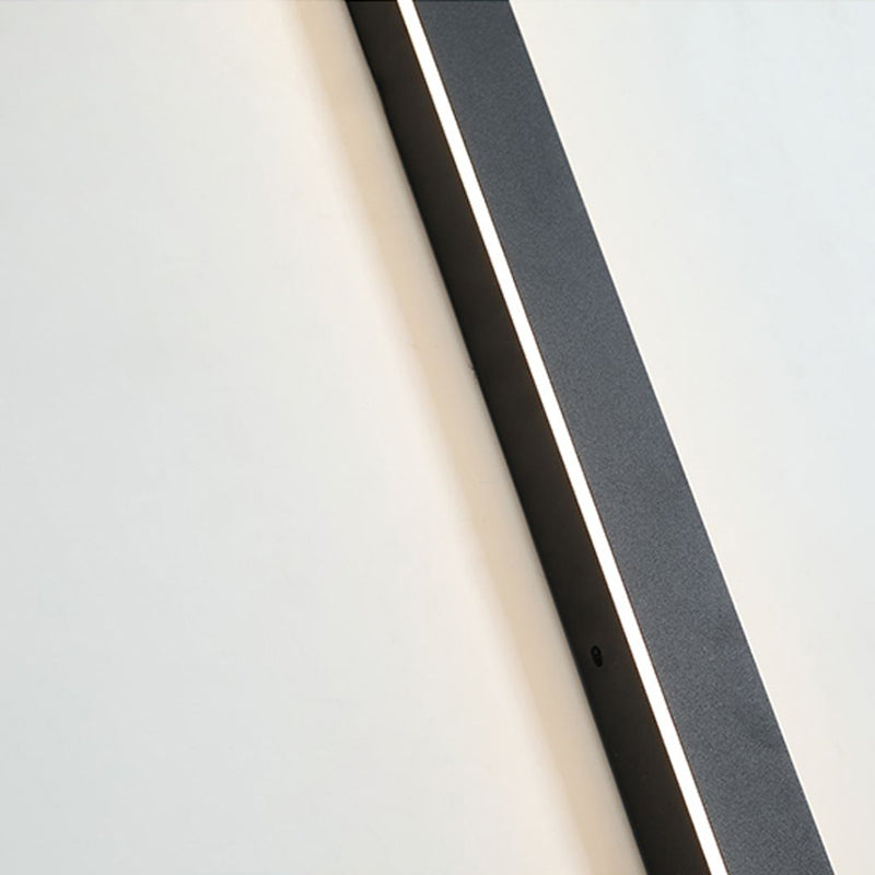 Applique murale extérieure linéaire Silex – LED noire, détecteur ou télécommande, 30 à 200 cm