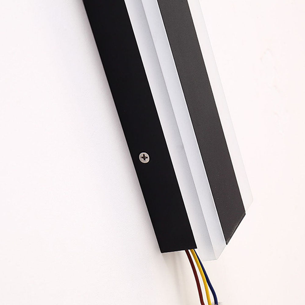 Applique murale extérieure linéaire Nexa – LED symétrique à tablette, étanche IP65