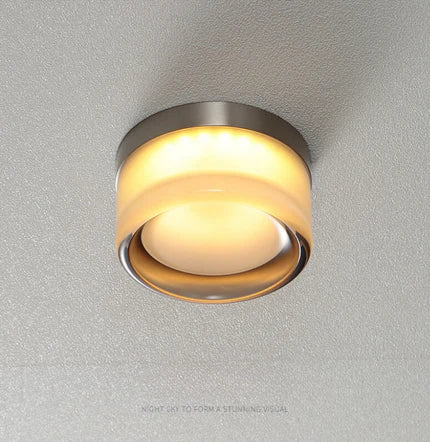 Applique murale extérieure mini tambour Ray – 4 W / Gris fumé