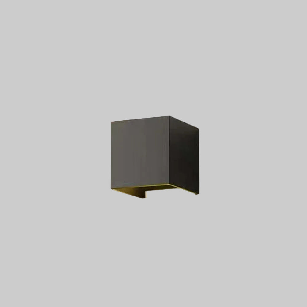 Applique murale extérieure orientable Nexu – Carré LED étanche en métal, 3 coloris