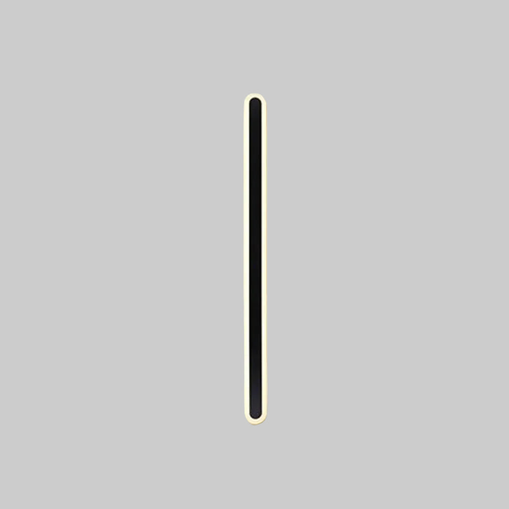 Applique murale extérieure ovale Orral – LED linéaire étanche, option détecteur de mouvement