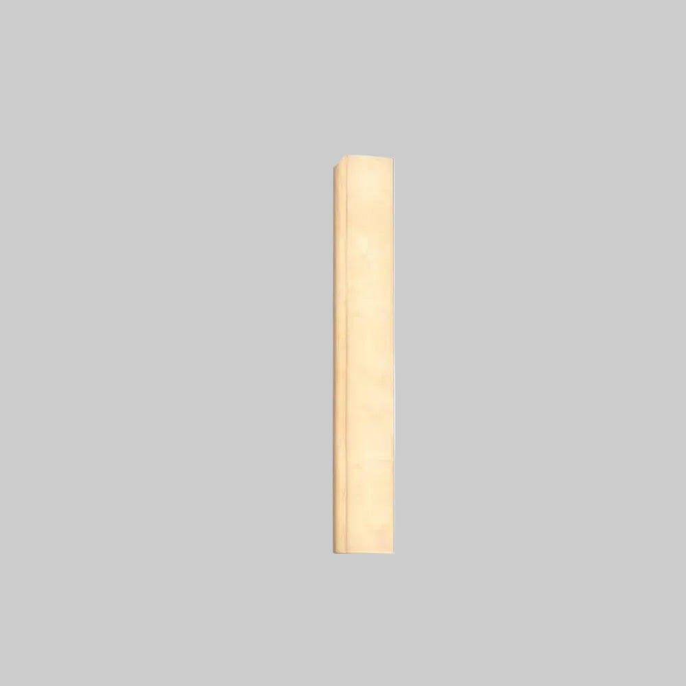 Applique murale extérieure rectangulaire Ayen – Blanc effet albâtre, filaire ou solaire
