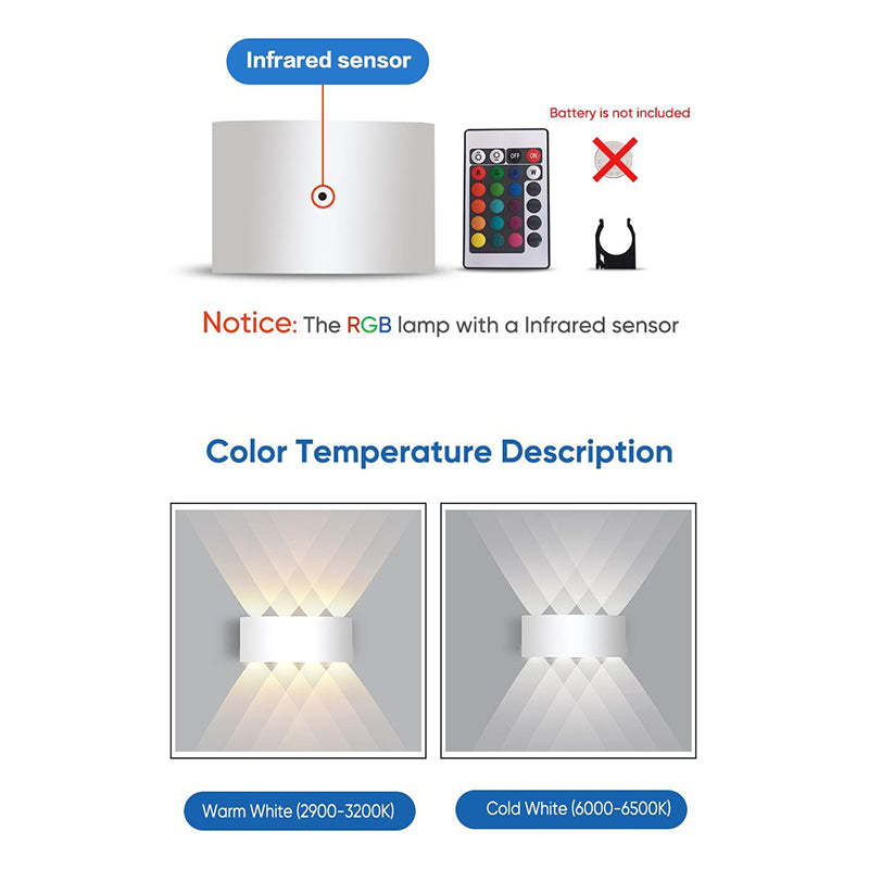 Applique murale extérieure rectangulaire Tronix – LED effet vague, noire ou blanche