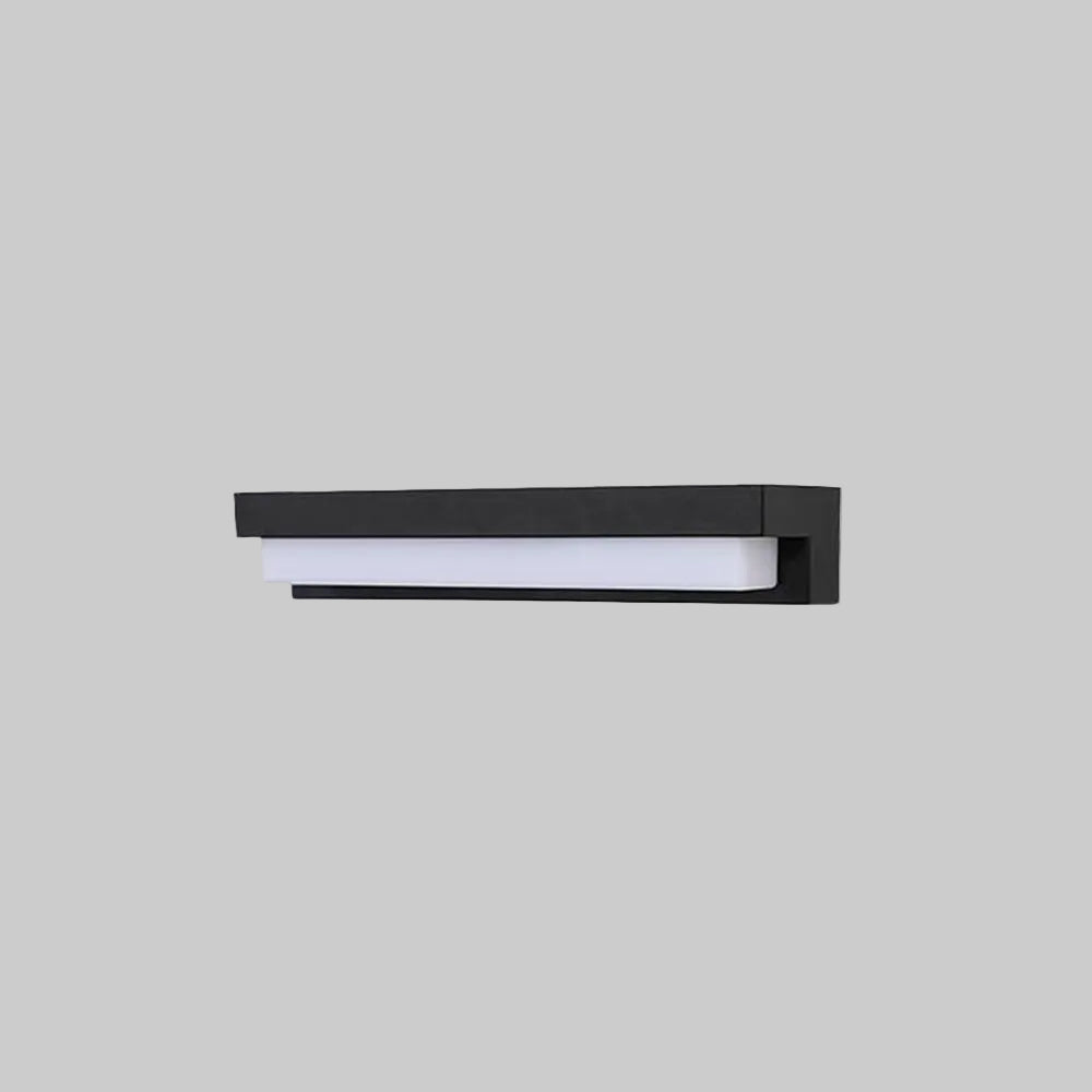 Applique murale extérieure solaire linéaire Ray – Acrylique noir, blanc chaud ou 3 couleurs