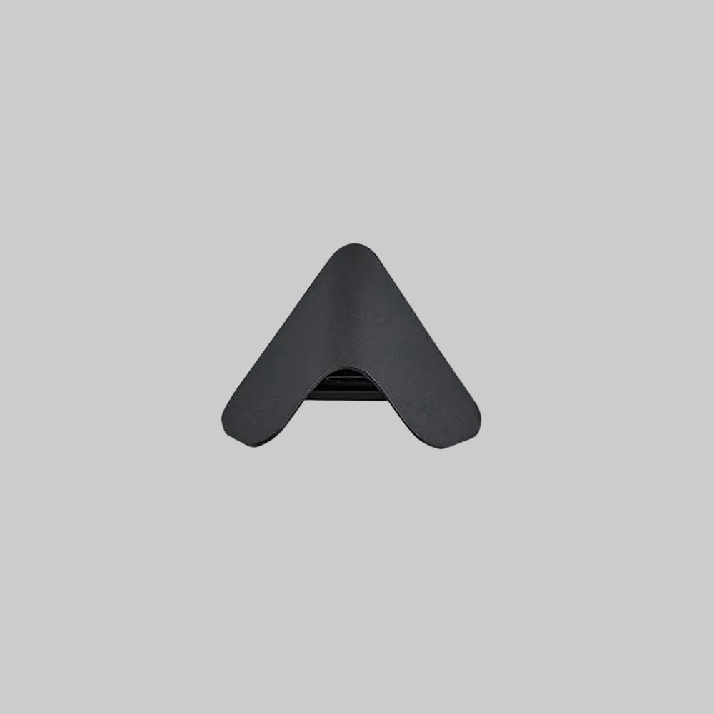 Applique murale extérieure triangulaire Ray – Aluminium noir ou blanc, blanc chaud