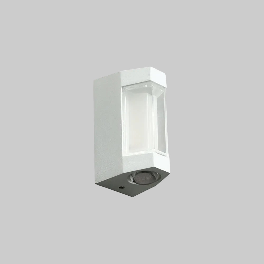 Applique murale extérieure up & down Marve – LED intégrée étanche IP65, noire ou blanche