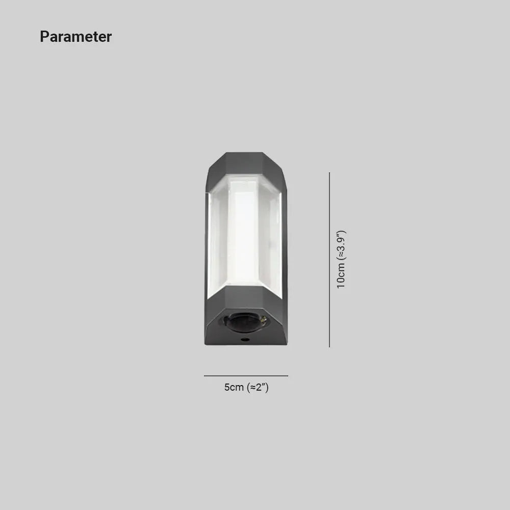 Applique murale extérieure up & down Marve – LED intégrée étanche IP65, noire ou blanche