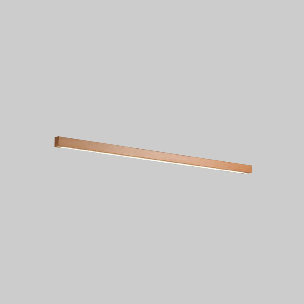 Applique murale linéaire en bois Muto – LED 3 températures, idéale au-dessus du miroir