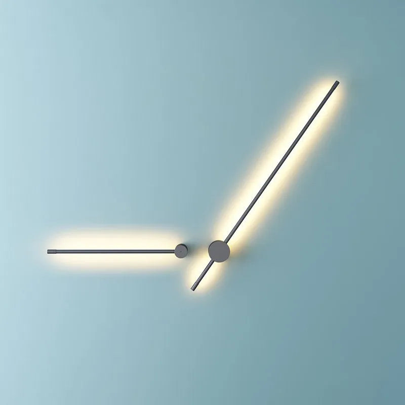 Applique murale linéaire orientable Eonix – LED noire rotative à 270°