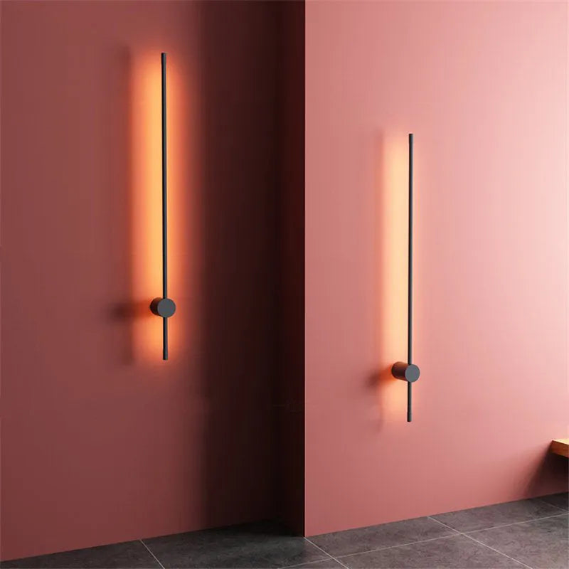 Applique murale linéaire orientable Eonix – LED noire rotative à 270°