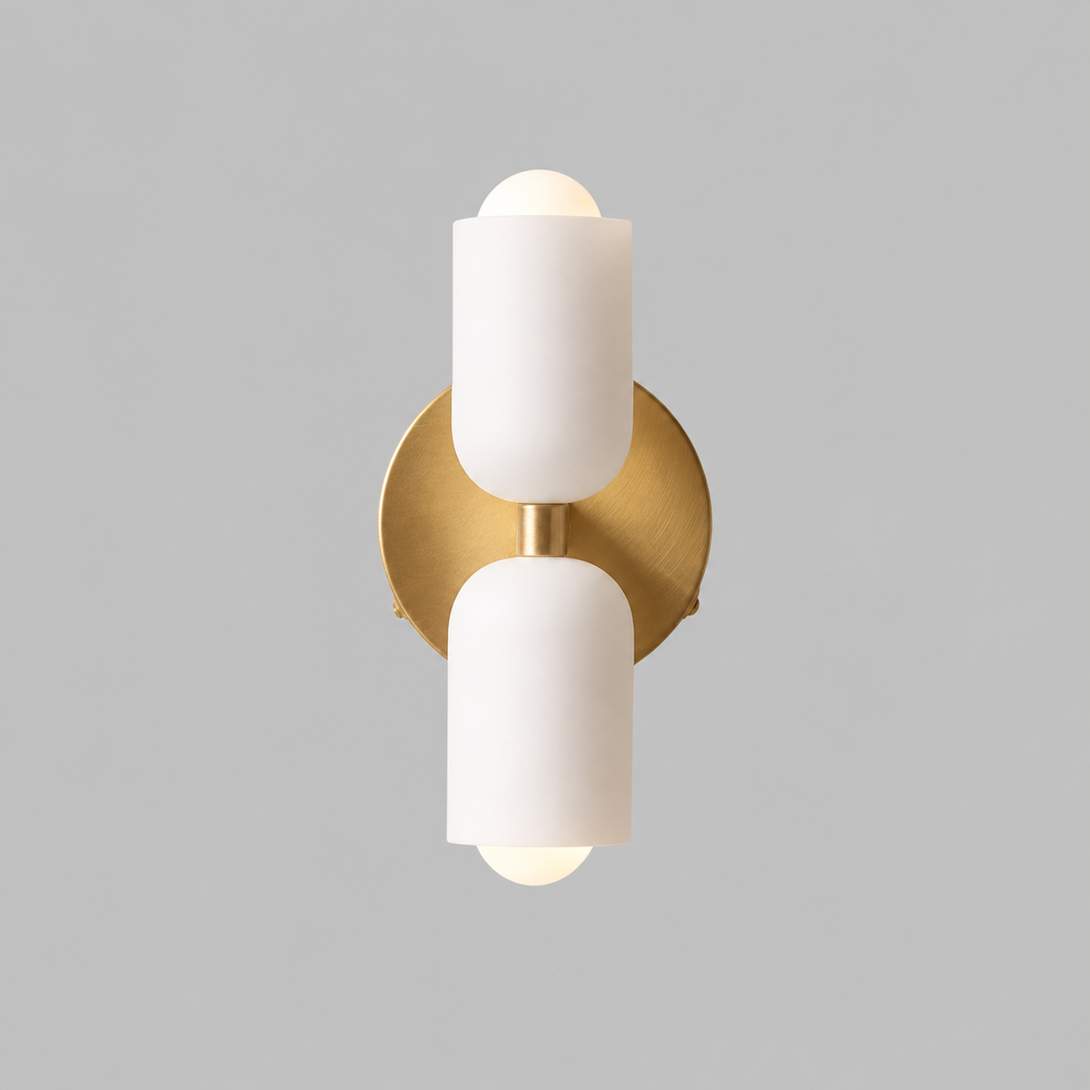Applique murale en métal Valentina – Double ampoule, finition dorée, noire ou verte