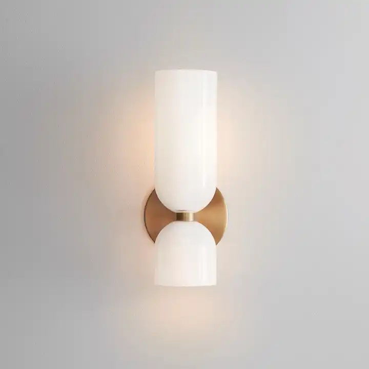 Applique murale en verre Solea – Blanc