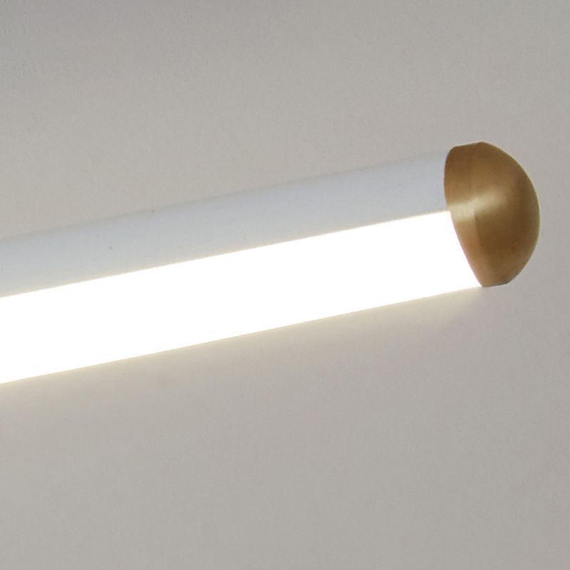 Plafonnier LED linéaire Erix – Barre noire ou blanche, éclairage vers le haut ou le bas