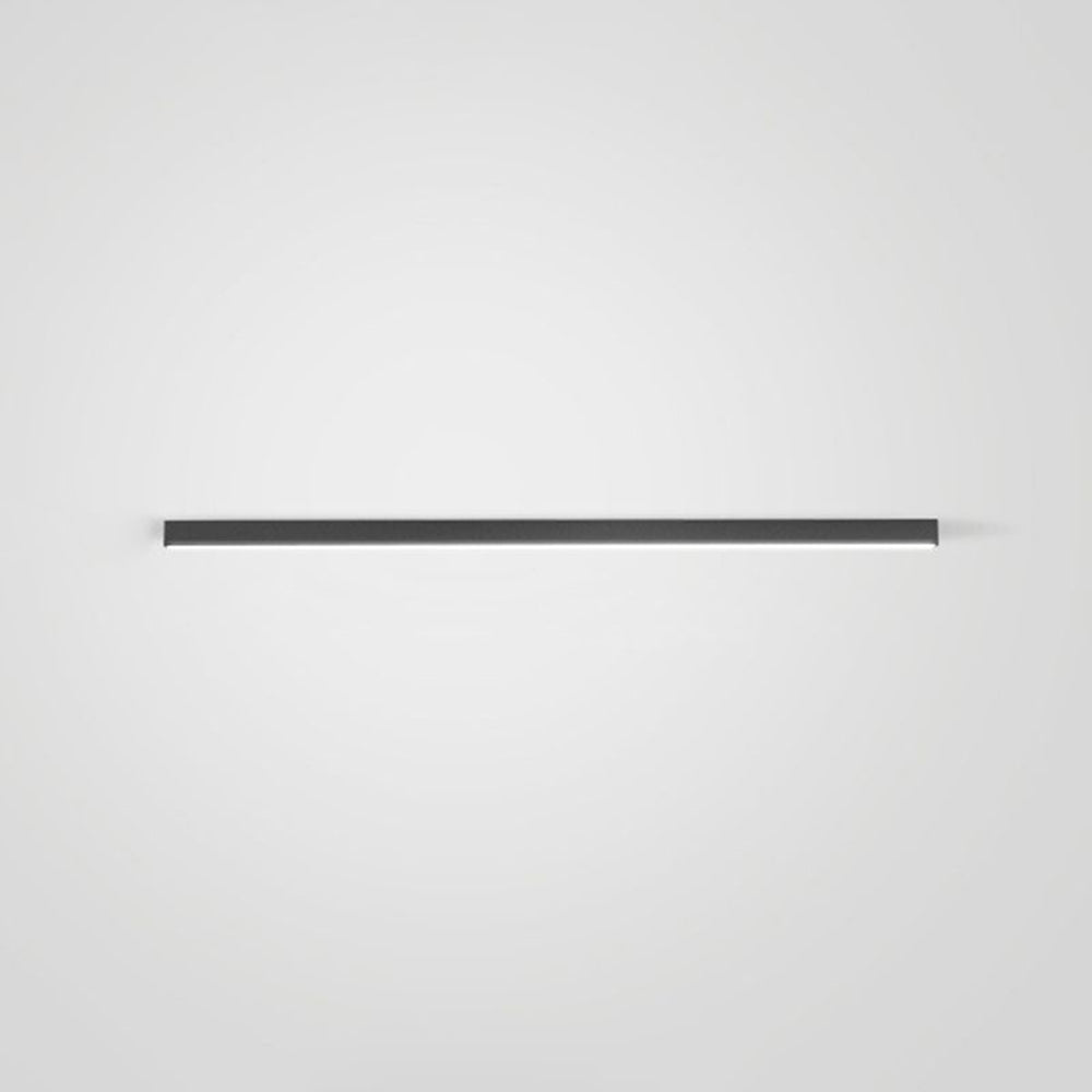 Plafonnier LED linéaire en métal noir Solin – 3 températures de couleur ou variable