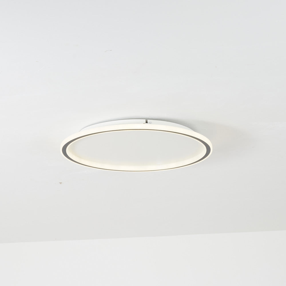 Plafonnier LED rond Quasso – Variable avec télécommande, 3 températures, noir ou blanc