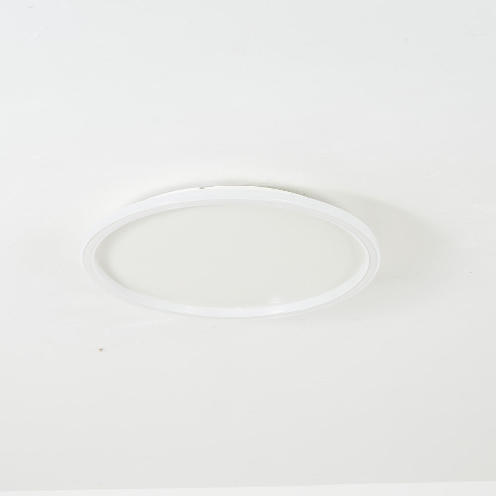 Plafonnier LED rond Quasso – Variable avec télécommande, 3 températures, noir ou blanc