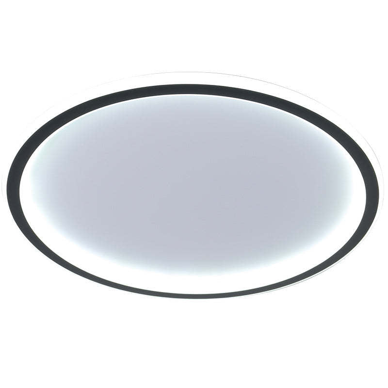 Plafonnier LED rond Quasso – Variable avec télécommande, 3 températures, noir ou blanc