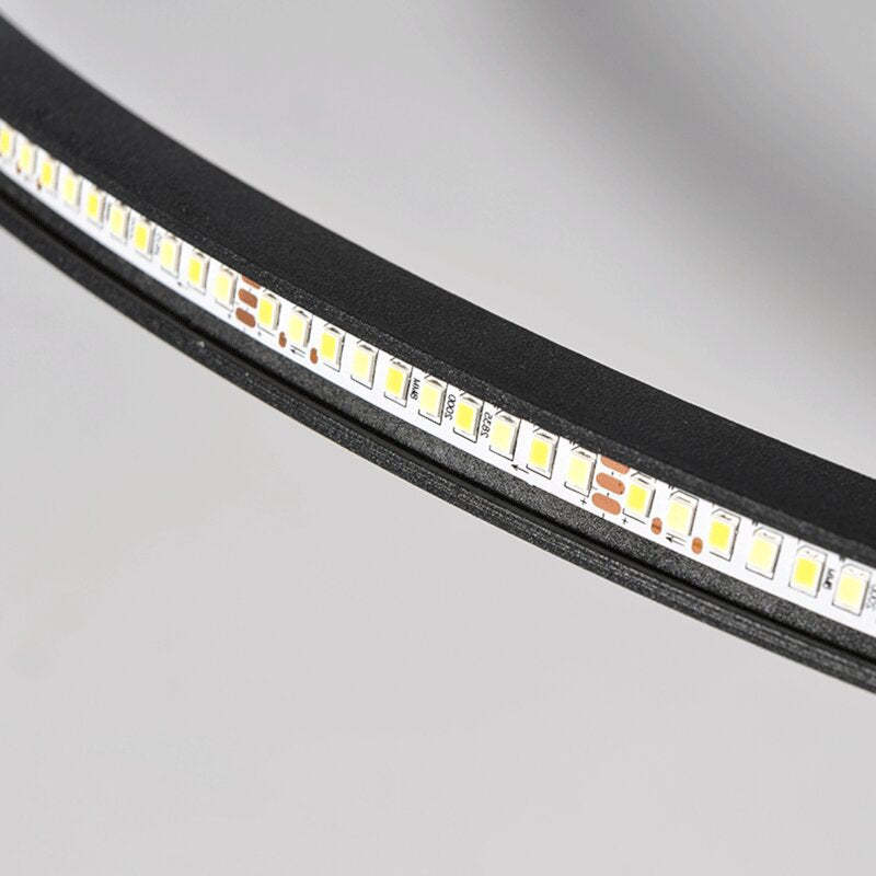 Plafonnier LED rond Quasso – Variable avec télécommande, 3 températures, noir ou blanc