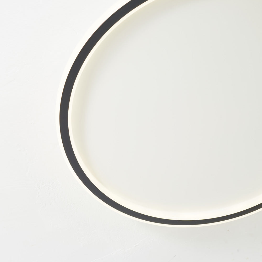 Plafonnier LED rond Quasso – Variable avec télécommande, 3 températures, noir ou blanc