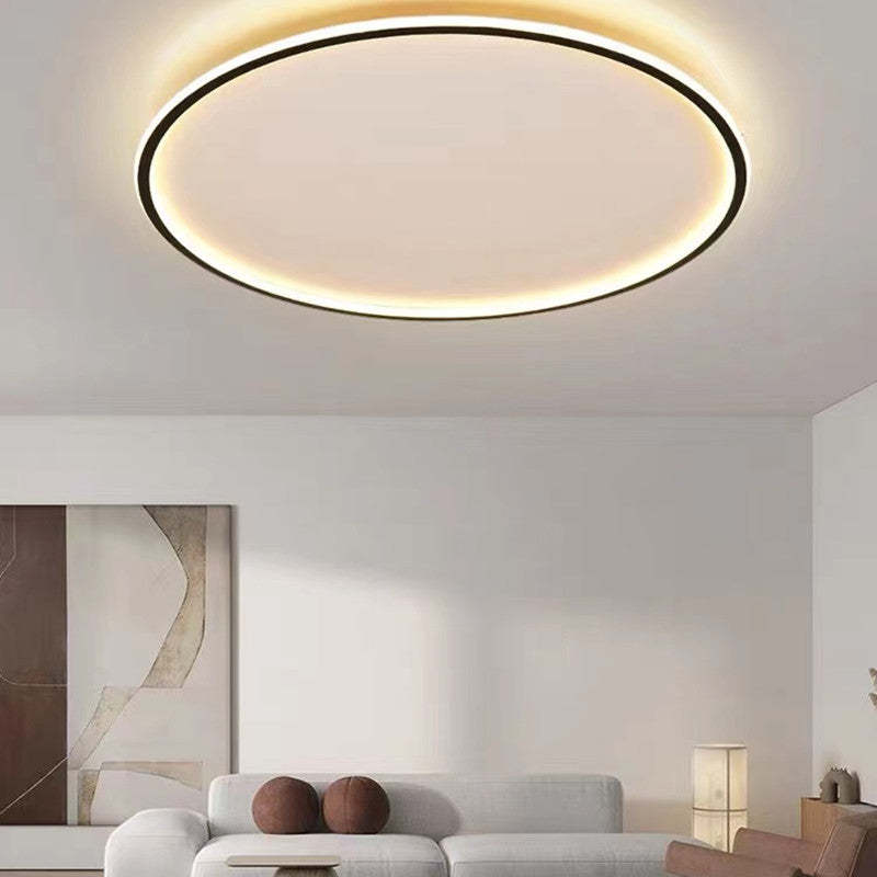 Plafonnier LED rond Quasso – Variable avec télécommande, 3 températures, noir ou blanc