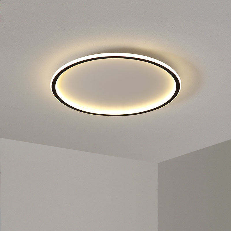 Plafonnier LED rond Quasso – Variable avec télécommande, 3 températures, noir ou blanc
