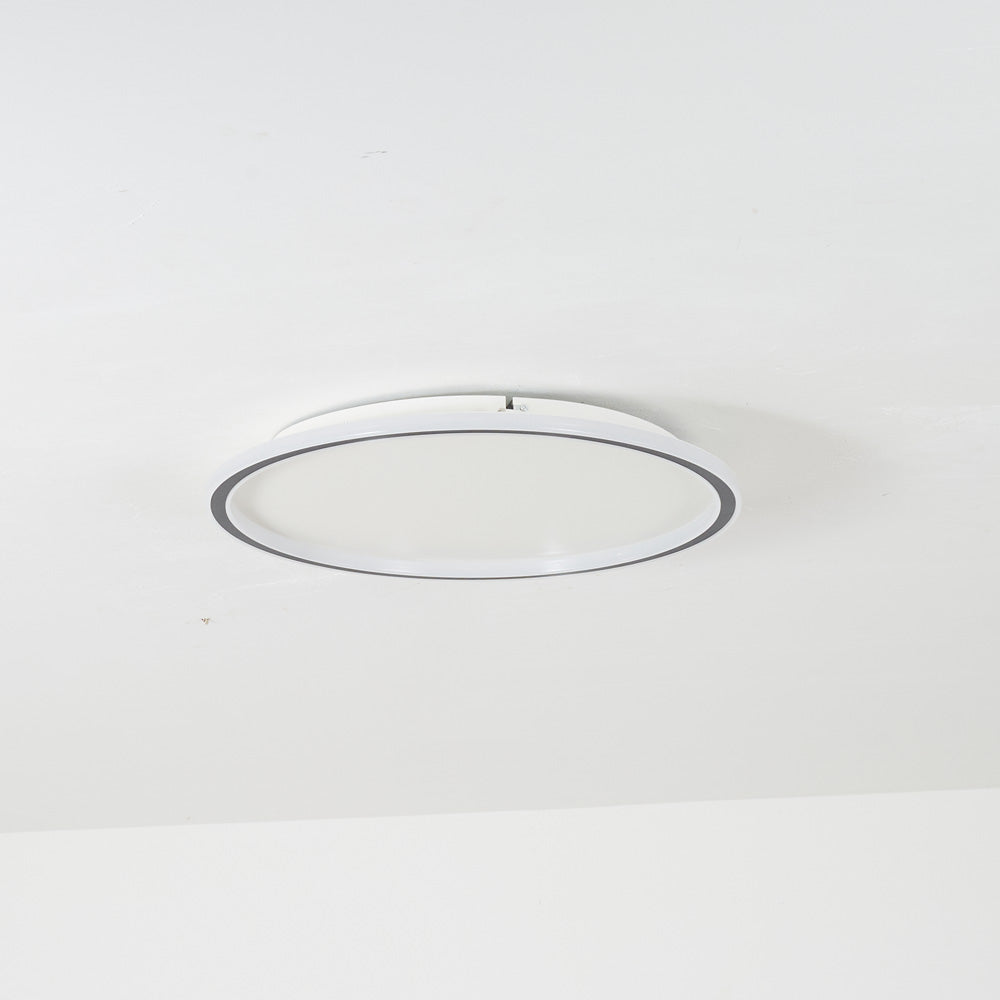 Plafonnier LED rond Quasso – Variable avec télécommande, 3 températures, noir ou blanc