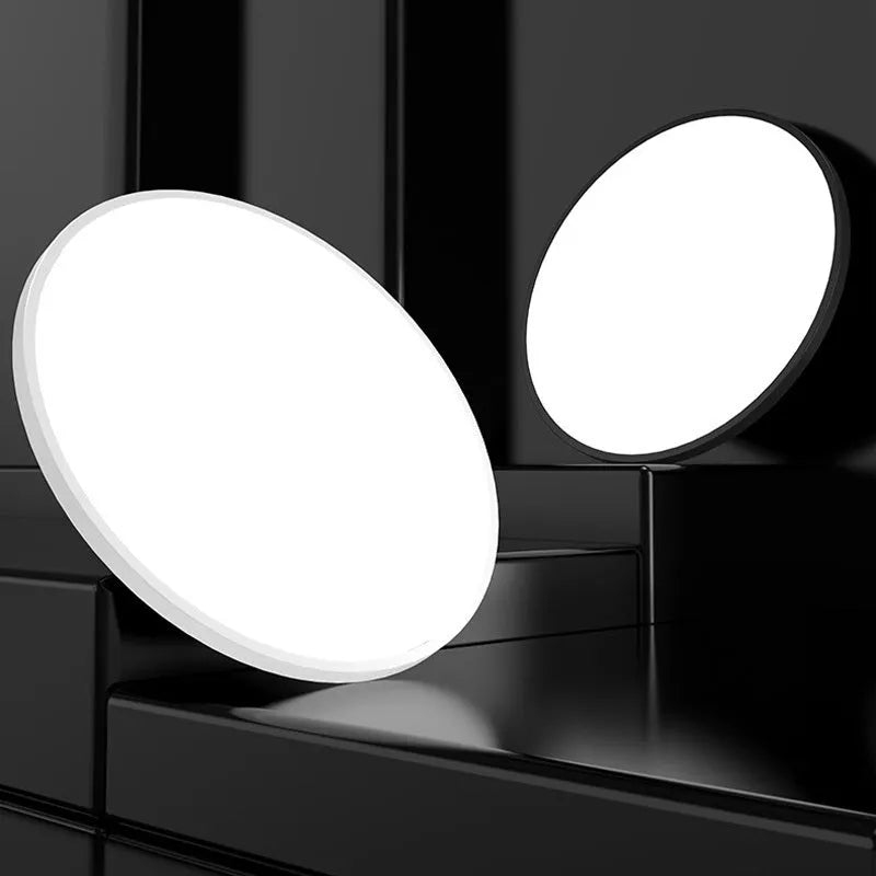 Plafonnier LED rond pour salle de bain Yani – IP44, blanc ou noir, 3 températures