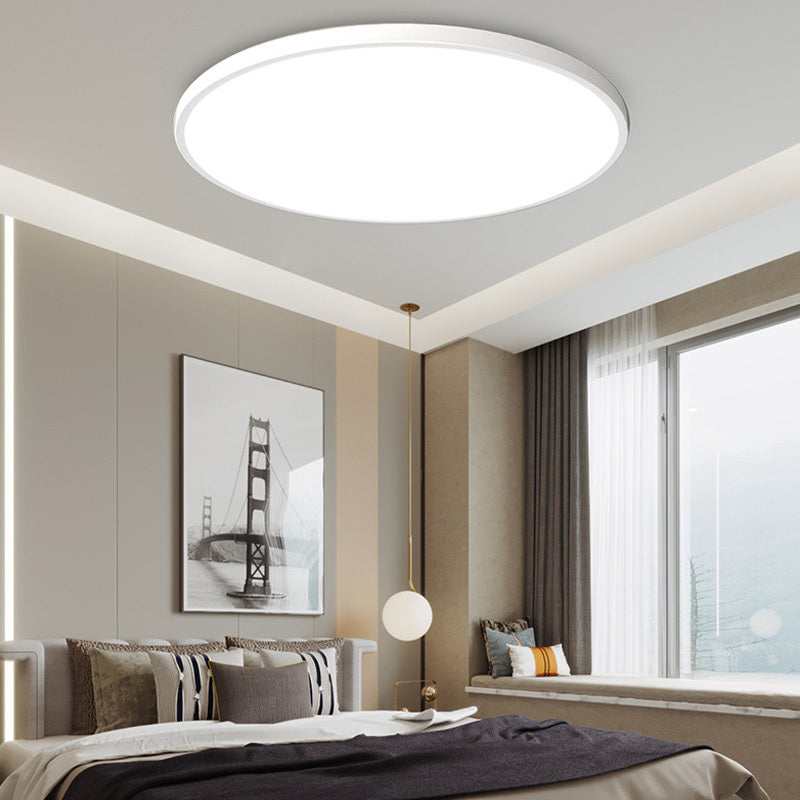 Plafonnier LED rond pour salle de bain Yani – IP44, blanc ou noir, 3 températures