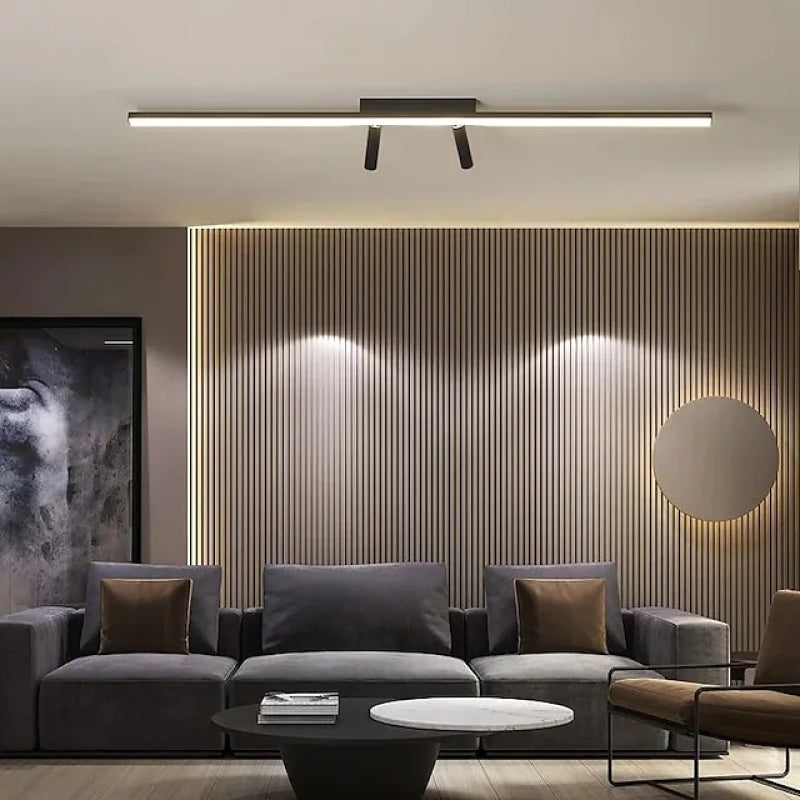 Plafonnier LED à spots orientables Vixo – Linéaire, 3 températures de couleur