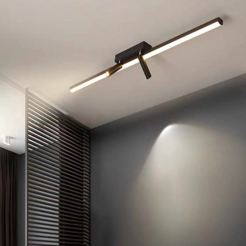 Plafonnier LED à spots orientables Vixo – Linéaire, 3 températures de couleur