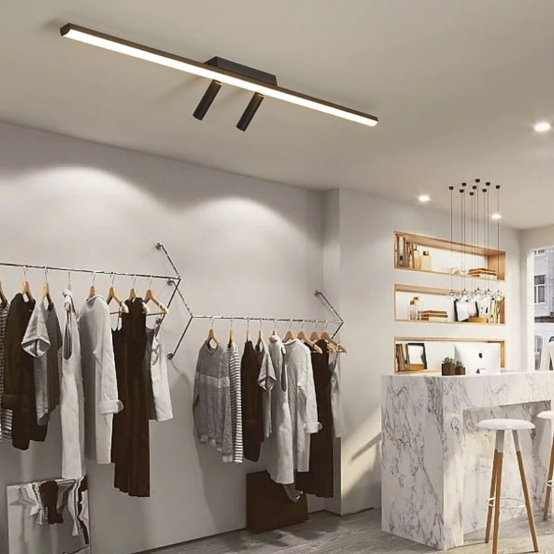 Plafonnier LED à spots orientables Vixo – Linéaire, 3 températures de couleur