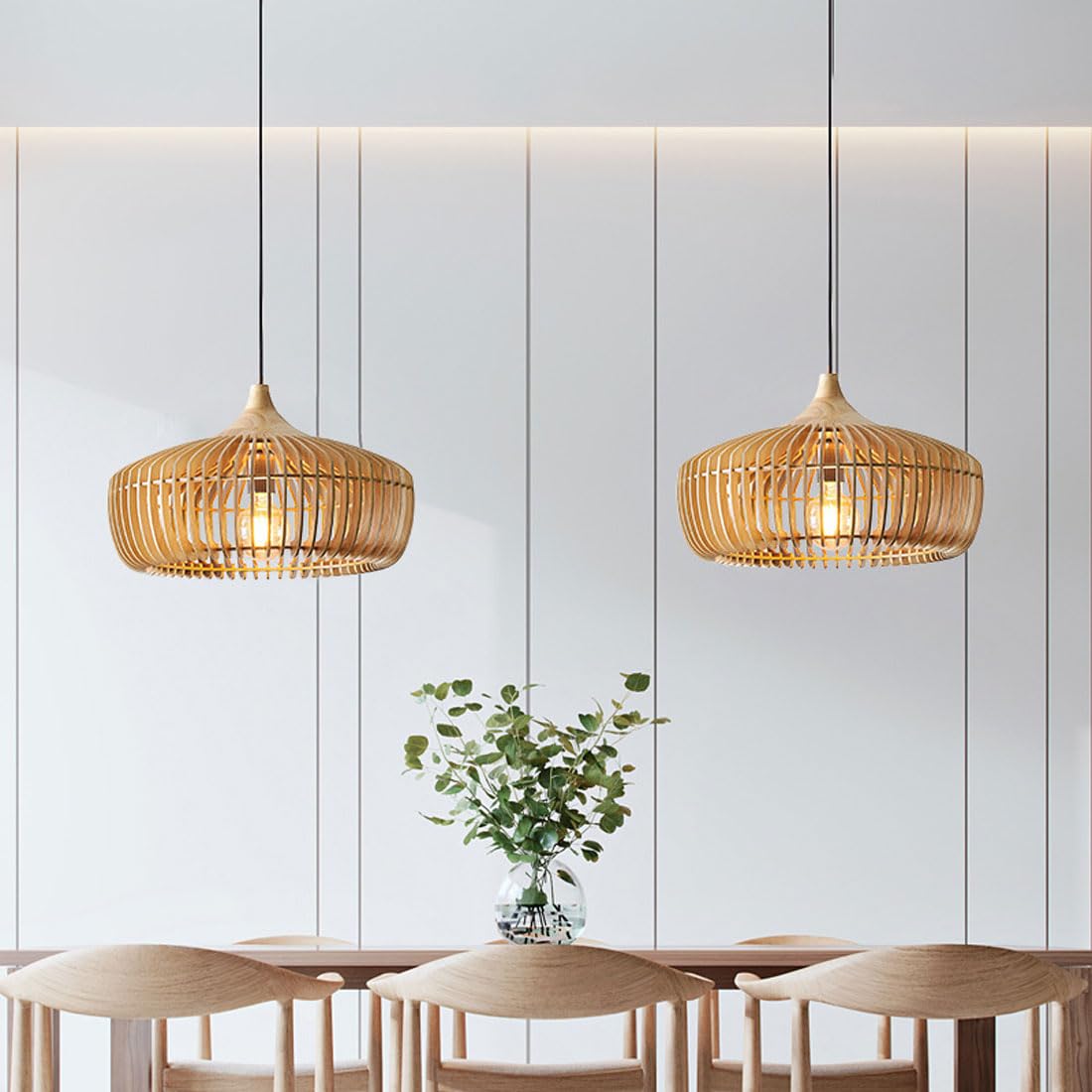 Suspension en bois Muto – Bois naturel