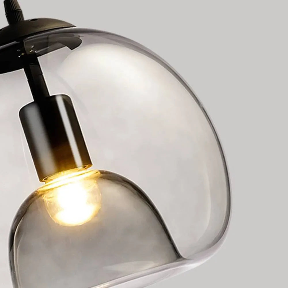 Suspension globe en verre June – Transparent