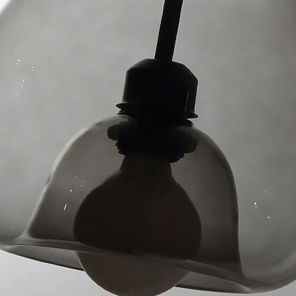 Suspension globe en verre June – Ambre, transparent ou gris fumé
