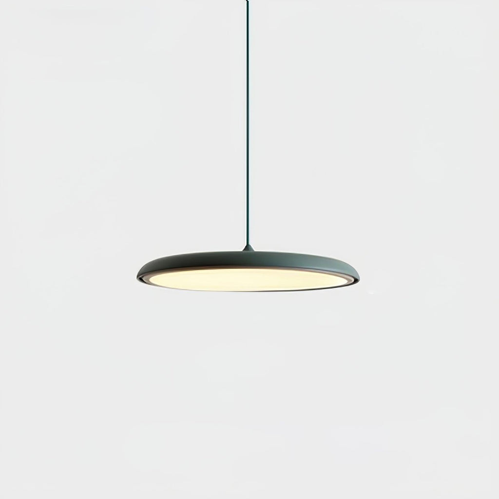 Suspension LED colorée Orik – Dôme macaron en acrylique et métal, 8 coloris