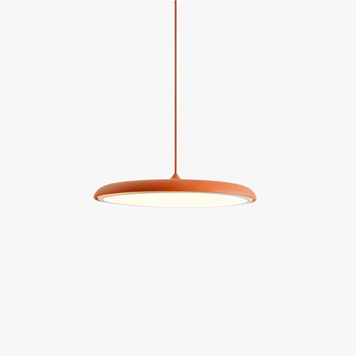 Suspension LED colorée Orik – Dôme macaron en acrylique et métal, 8 coloris