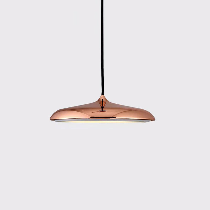 Suspension LED colorée Orik – Dôme macaron en acrylique et métal, 8 coloris