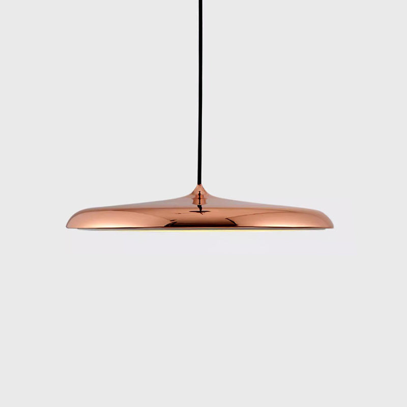 Suspension LED colorée Orik – Dôme macaron en acrylique et métal, 8 coloris