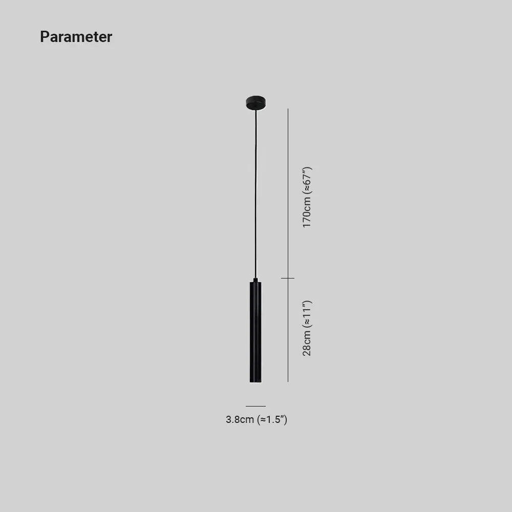 Suspension LED linéaire Filo – Métal sombre, blanc chaud, froid ou neutre
