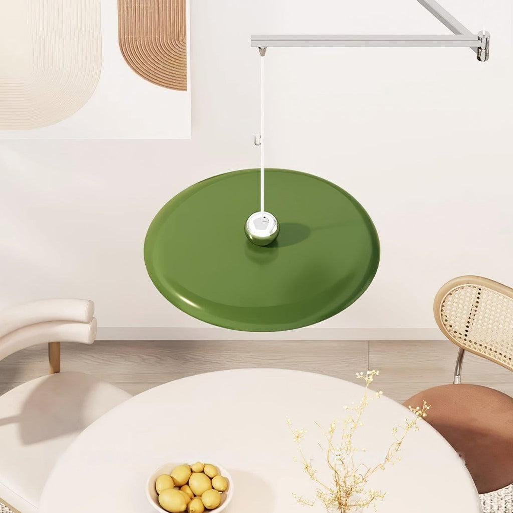 Suspension en métal à bras orientable Flux – Coloris Morandi, LED intégrée